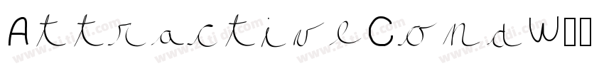 AttractiveCondW10 Se字体转换